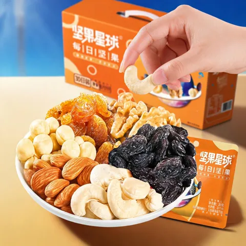 沃隆 坚果星球 每日坚果 混合口味 600g/盒30袋