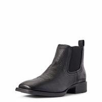 ARIAT 男性 西部靴 低帮 NA 西部皮革拉链靴 休闲 Black 尺码8