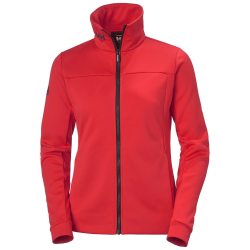 Helly Hansen 女士防水透气抓绒夹克 轻量防风保暖 拉链口袋休闲外套 红色M码