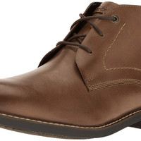 Rockport 经典休闲 男性 查卡靴 踝部高 查卡靴 舒适 休闲 商务休闲 Dark Brown Leather 尺码6 Wide