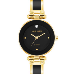 Anne Klein 女士石英手表 AK1980BKGB 通勤穿搭 轻奢氛围感