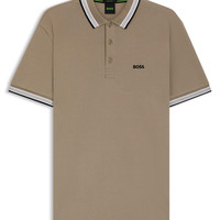 移动专享:BOSS Green Paddy 男式 Polo 衫,浅/淡绿色 336,L