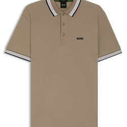 BOSS Green Paddy 男式 Polo 衫,浅/淡绿色 336,L