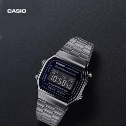 CASIO 复古小方表 A168WGG-1B 复古百搭 日常休闲