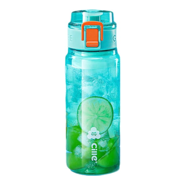 cille 希乐 Tritan材质 带滤网 迪卡蓝 550ml 塑料杯