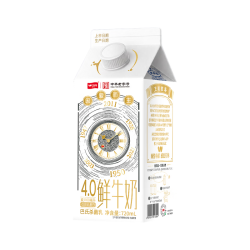 卫岗 鲜牛奶 720mL*4 4.0g蛋白质 原生高钙