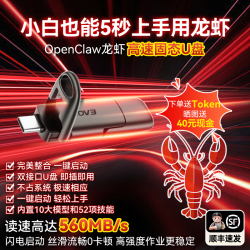忆捷 openclaw小龙虾u盘  1TB