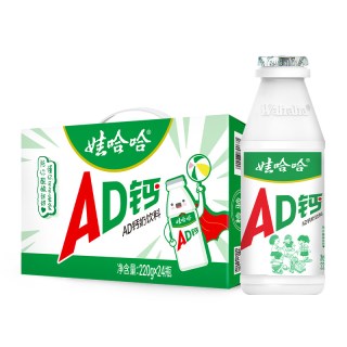 娃哈哈 ad钙奶220g*24瓶整箱儿童饮料哇哈哈官方旗舰店正品