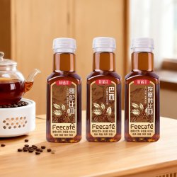 菲诺 咖啡水饮料400ml*9盒0脂0糖0卡单一巴西产地瓶装咖啡