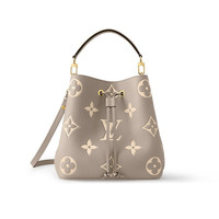 LOUIS VUITTON 欧洲直邮LV 路易威登 24新款NeoNoe女士鸽子大象灰色老花中号水桶