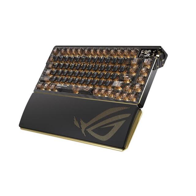 ROG 夜魔Extreme 8K回报率 OLED屏 雪武白轴 75配列机械键盘
