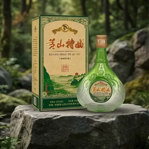 今日必买:黄山牌 黄山特曲 53度 浓香型白酒 500ml×2盒 含礼袋