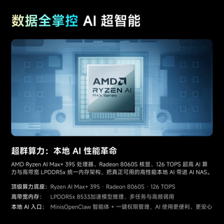 铭凡 N5 MAX 锐龙AI Max+395 64GB+128GB 万兆网口 迷你主机