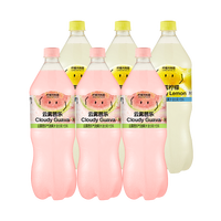 Lemon Republic 云雾柠檬芭乐气泡水果汁1.25L*6瓶