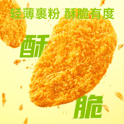 圣农 脆皮鸡排 鸡胸肉 裹粉鸡排代餐 轻食高蛋白 方便速食300g 脆皮鸡排300g*6包 共18片