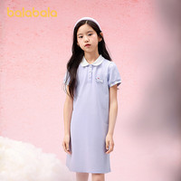 巴拉巴拉 女童夏季撞色Polo裙