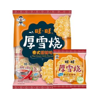 旺旺 浪味仙大米饼咸蛋黄辣蟹味膨化零食