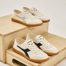 diadora 女款一脚蹬帆布鞋 Saunter SLIPON