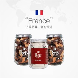 皮爷咖啡 Peets皮爷咖啡 海盐太妃糖果仁奶酥糖3罐