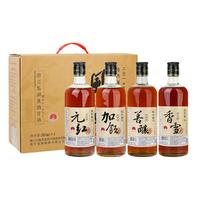 古越龙山 鉴湖绍兴黄酒糯米花雕酒半干半甜型五年陈280ml/瓶礼盒装