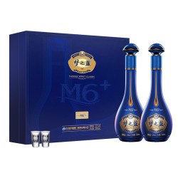 洋河 白酒礼盒  礼盒装 浓香型 1100mL 52%vol