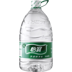 怡宝 纯净水  1桶 6L