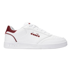 diadora VIENTO INDOOR 男子复古板鞋 白色红色 44