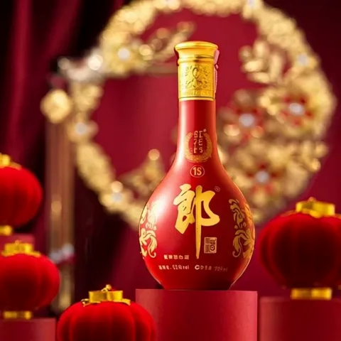 淘金币288.73元、今日必买:郎酒 红花郎15 53度 酱香型白酒 500mL*1瓶
