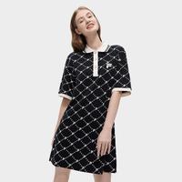 FILA FUSION系列 女装 时尚潮流日常百搭宽松针织连衣裙
