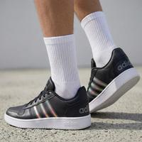 限尺码：adidas 女鞋neo HOOPS 2.0女子运动休闲低帮耐磨板鞋FW3536