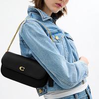 COACH BROOK百搭时尚翻盖链带单肩斜挎包