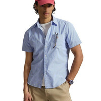 RALPH LAUREN Classic Fit Prepster Seersucker Short Sleeve Shirt
