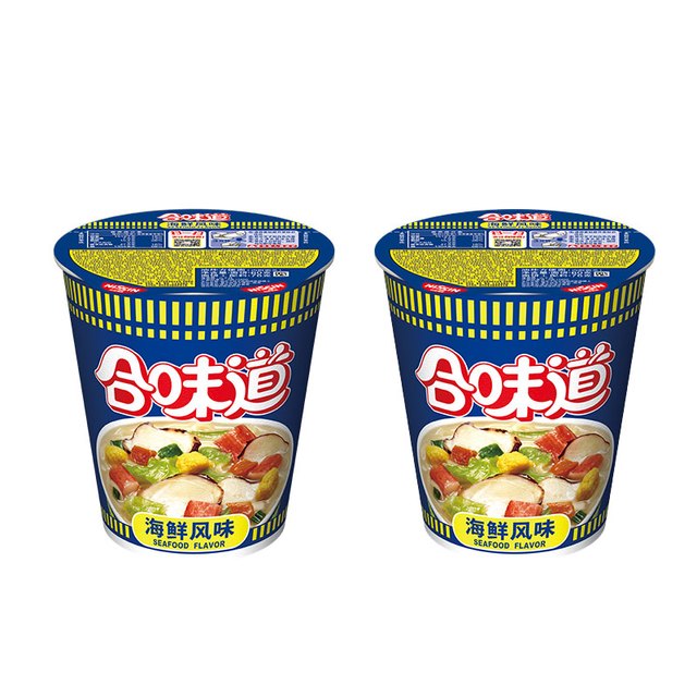 88VIP：日清食品 日清 合味道经典海鲜风味方便面 76g 杯装
