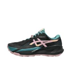 亚瑟士 Gel-Trabuco 14 越野跑鞋 抓地减震 透气网布 柔软舒适 女款/黑色/摩根石 39
