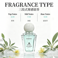 TINZUK 庭竺雾岸香水鼠尾草与海盐清新淡香中性香氛大牌正品男女士