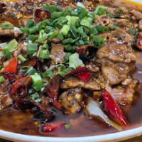 大盘姜丝兔双人餐（含时蔬/米饭）