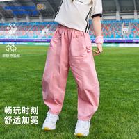 斯凯奇 26夏新款青少年轻薄宽松休闲长裤 粉色 170