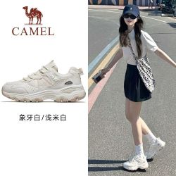 骆驼 【星海2代】厚底透气慢跑鞋 女款百搭老爹休闲鞋