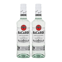BACARDI 百加得 白朗姆酒 40%vol 500ml*2瓶