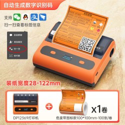 德佟打印 德佟印立方DP12369/DP12370新版危废标签打印机新国标仓库标识牌危险废物二维码不干胶热敏标签机固废危化品