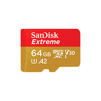 闪迪 Sandisk SDSQXA2 Micro-SD存储卡 64GB(UHS-I、V30、U3、A2)