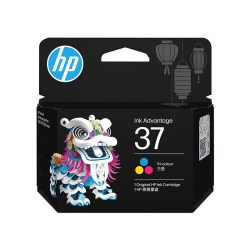 惠普 打印官方原装47黑色墨盒彩色墨水盒适用于DJ4926 4826 DJ4825 4828 4829 4877打印机37墨盒