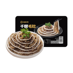 海底捞 捞派虾滑双椒嫩牛肉滑牛肉千层毛肚生鲜涮煮火锅食材 千层毛肚200g