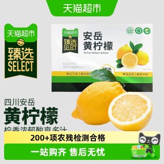 移动端、88VIP：天猫超市 四川安岳黄柠檬 500g