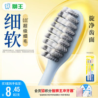 狮王 细齿洁系列 弹力旋净牙刷 2支