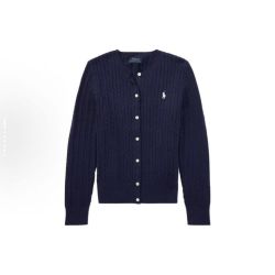 RALPH LAUREN 小马刺绣大童款 成人可穿 针织运动开衫