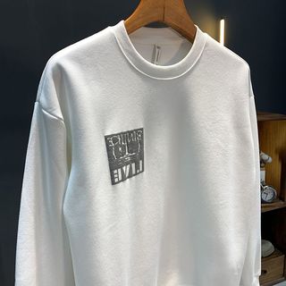 秋冬宽松圆领套头卫衣