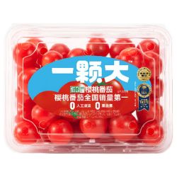 京鲜生 一颗大 红宝石樱桃番茄 净重418g*2盒