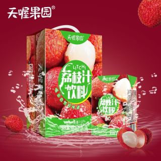 百亿补贴：天喔 荔枝汁饮料 250ml*16盒