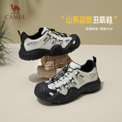 骆驼 登山鞋 户外鞋 百搭轻便耐磨保暖 L26S202101R 女款/米色/紫色/黑色 38